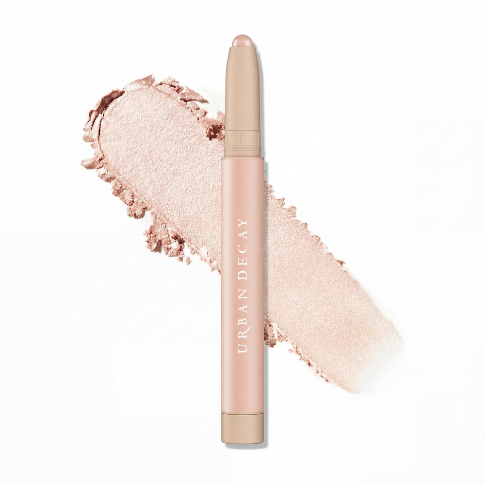 Urban Decay front packaging showing Champagne Shimmer stick and branding for easy selection