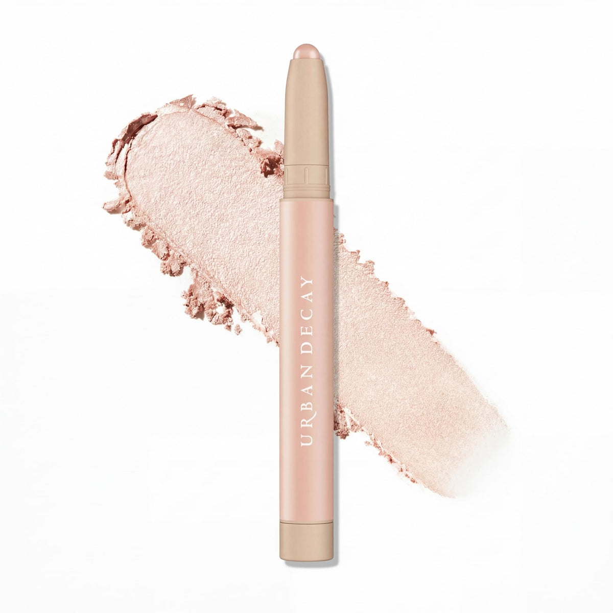 Urban Decay front packaging showing Champagne Shimmer stick and branding for easy selection