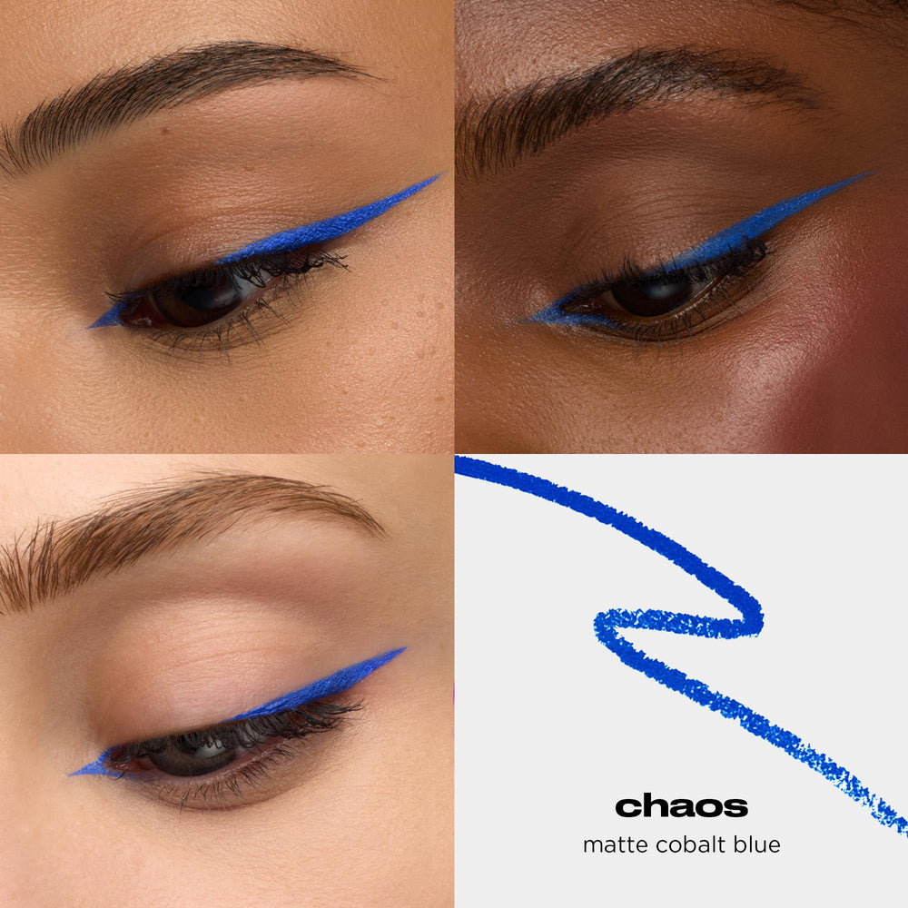 Urban Decay Chaos pencil tip close-up showing creamy point for precise application benefit