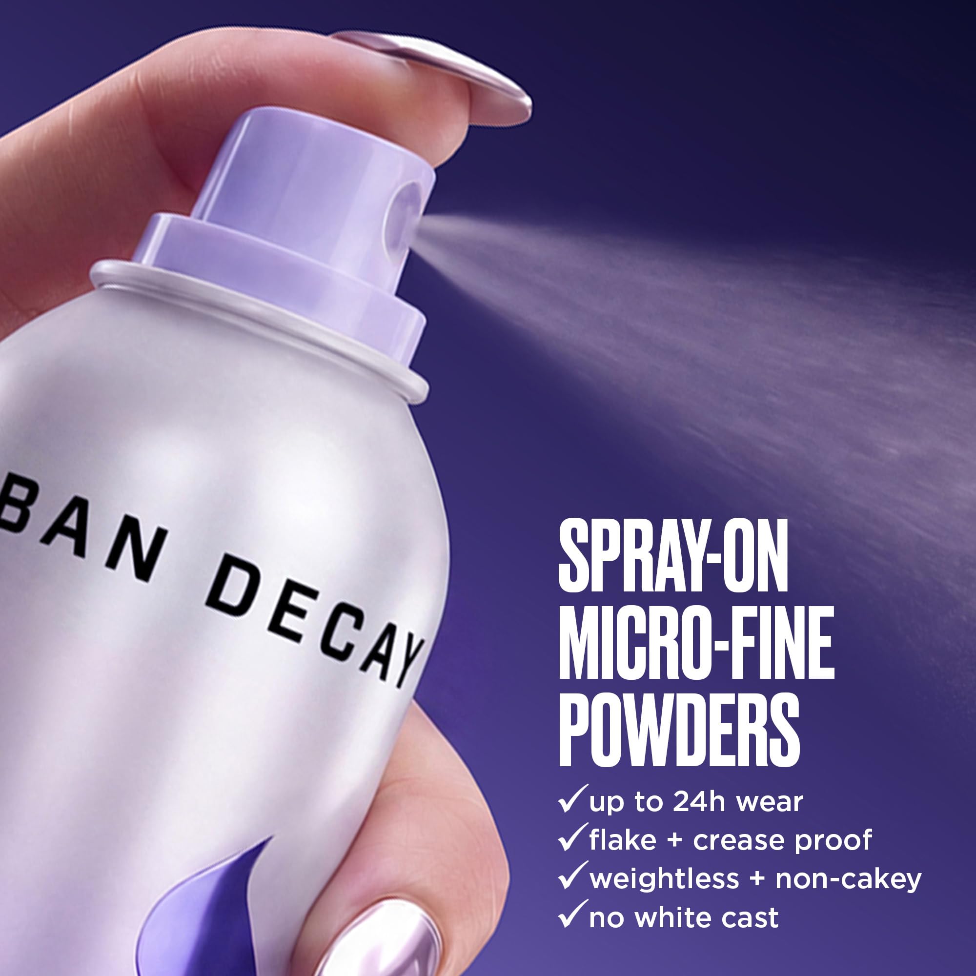 Urban Decay texture on skin close-up showing matte blur benefit