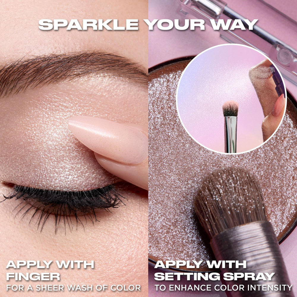 Urban Decay product label and shade name Space Cowboy for clear identification