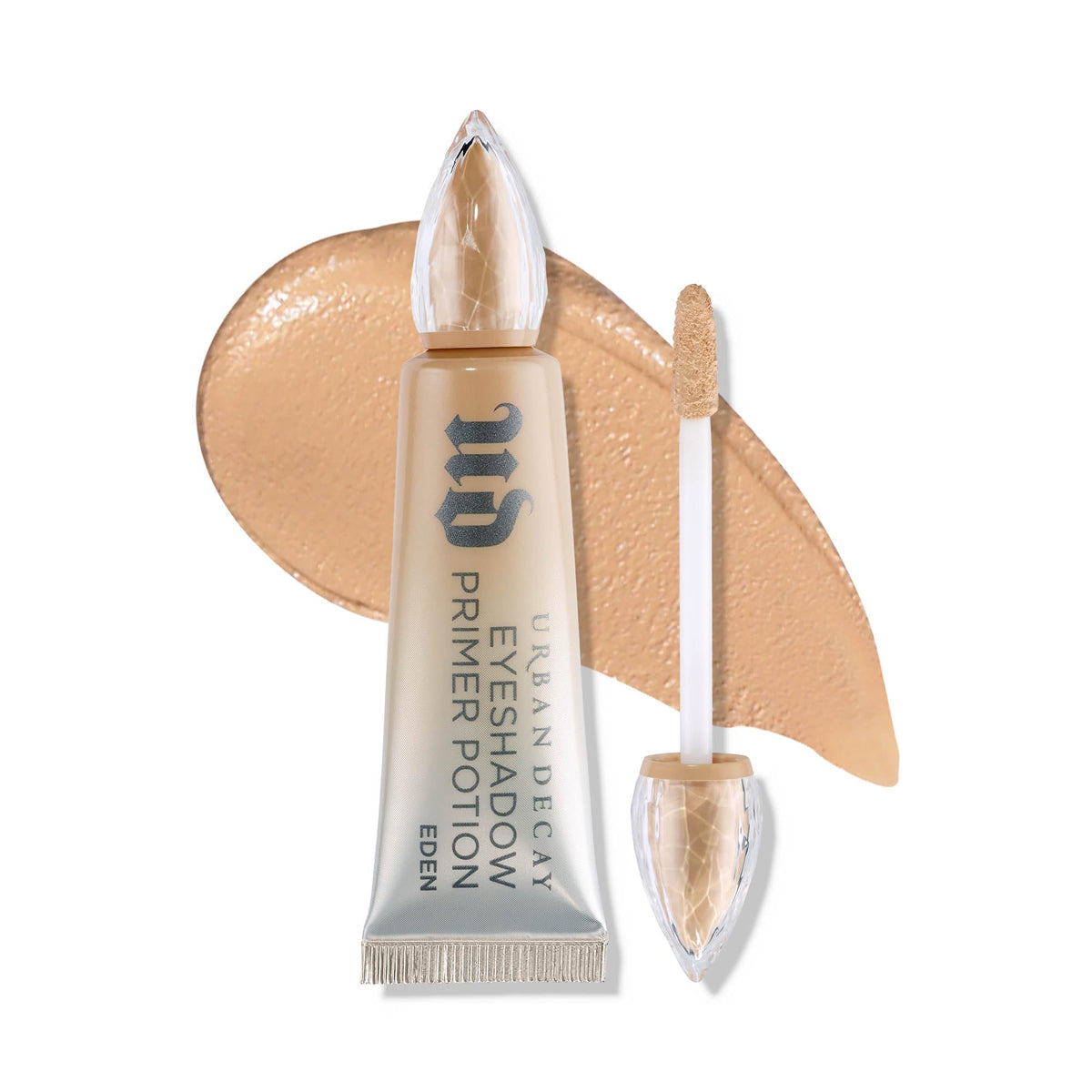 URBAN DECAY front packaging showing Eden nude matte primer benefits