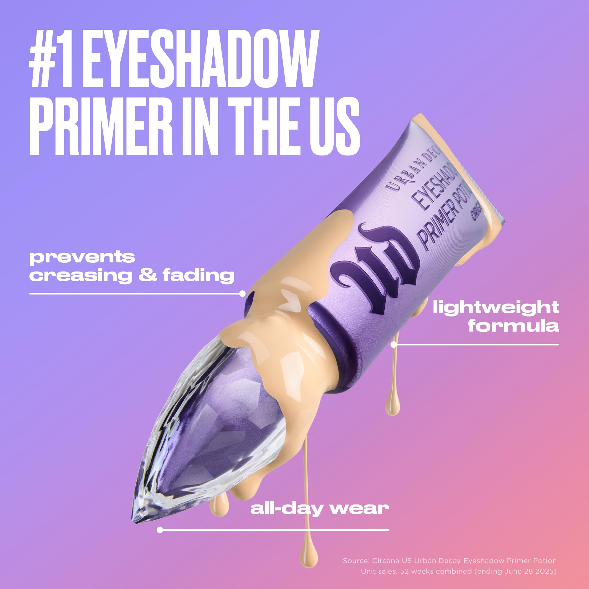 URBAN DECAY texture close-up showing creamy matte primer consistency