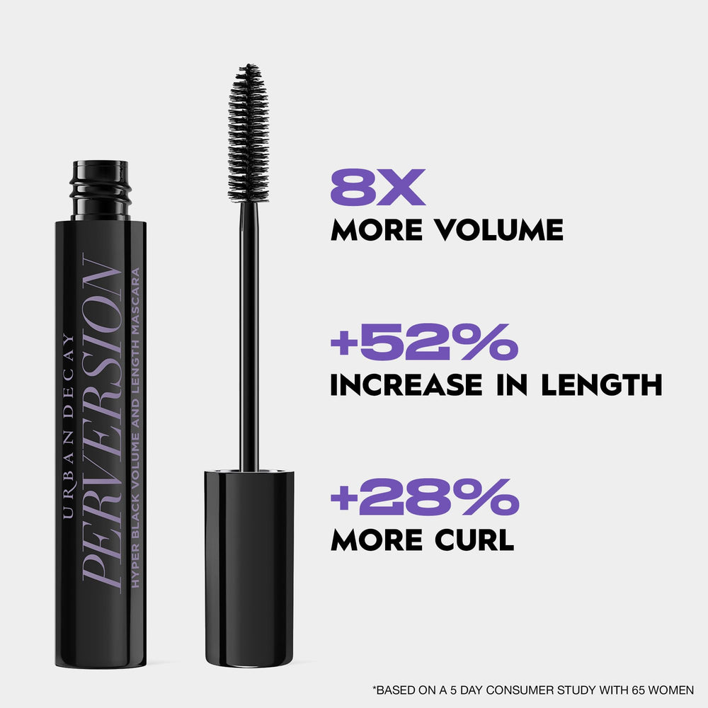 Urban Decay texture swirl of mascara showing creamy consistency for smooth layering