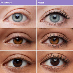 Urban Decay wand closeup displaying soft bristles for defined, clump-free lashes