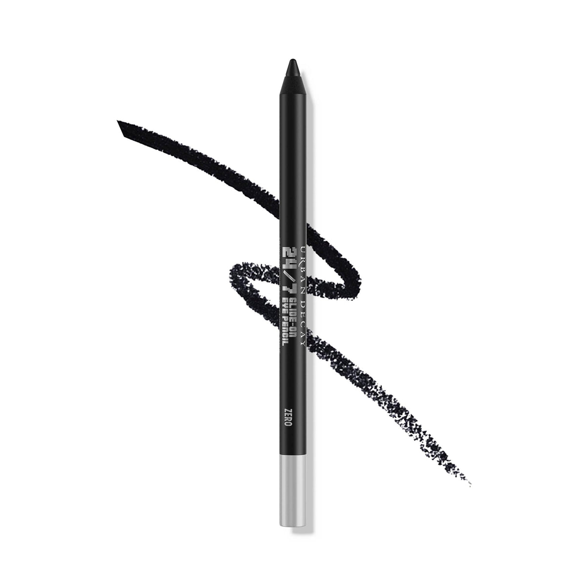 Urban Decay Zero front view showing sleek pencil and clear branding for easy selection