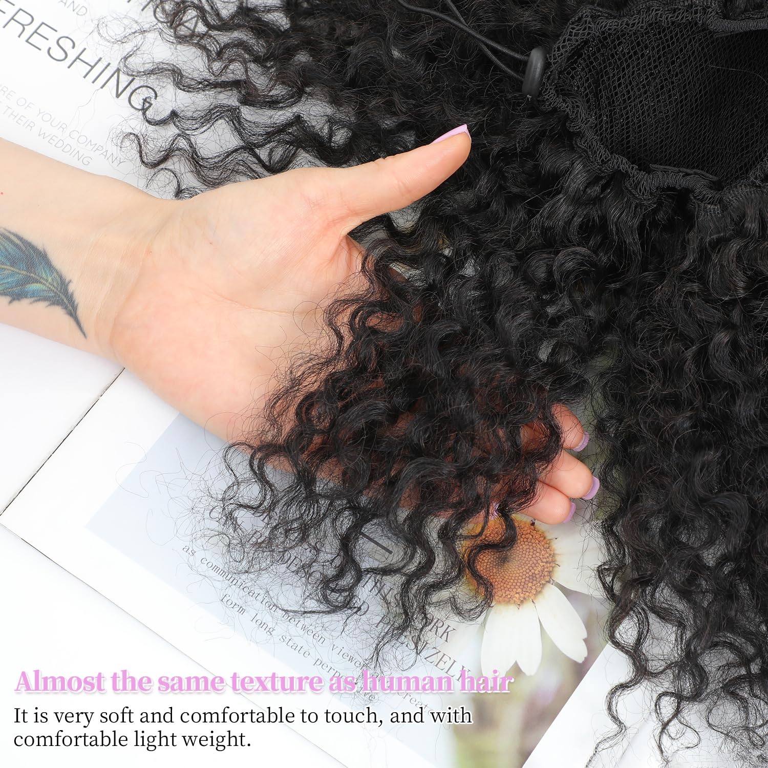 Urbeauty close-up of protein silk fiber texture with soft natural-feel benefit