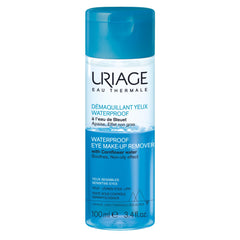 Uriage bi-phase bottle front view showing packaging and gentle cleansing