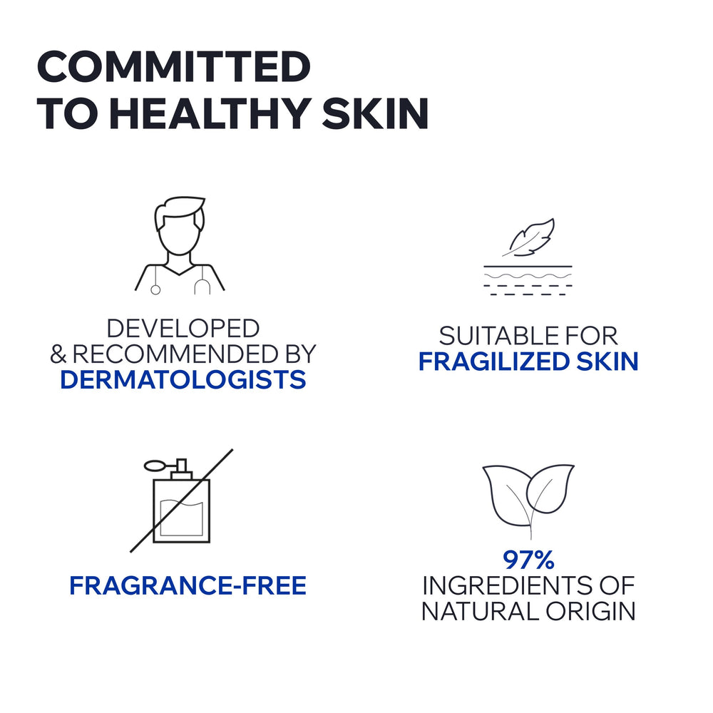 Uriage Cica‑Daily applying to hand to show non‑greasy finish and easy layering