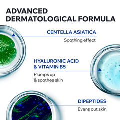 Uriage Cica‑Daily close up label showing key actives and reassurance for sensitive skin