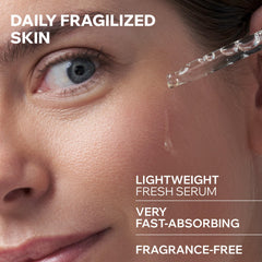 Uriage Cica‑Daily serum texture droplet highlighting lightweight hydration and fast absorption