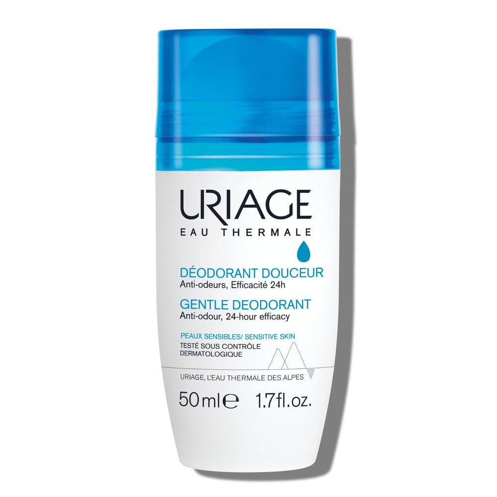 Uriage roll-on front packaging showing brand and gentle formula benefit