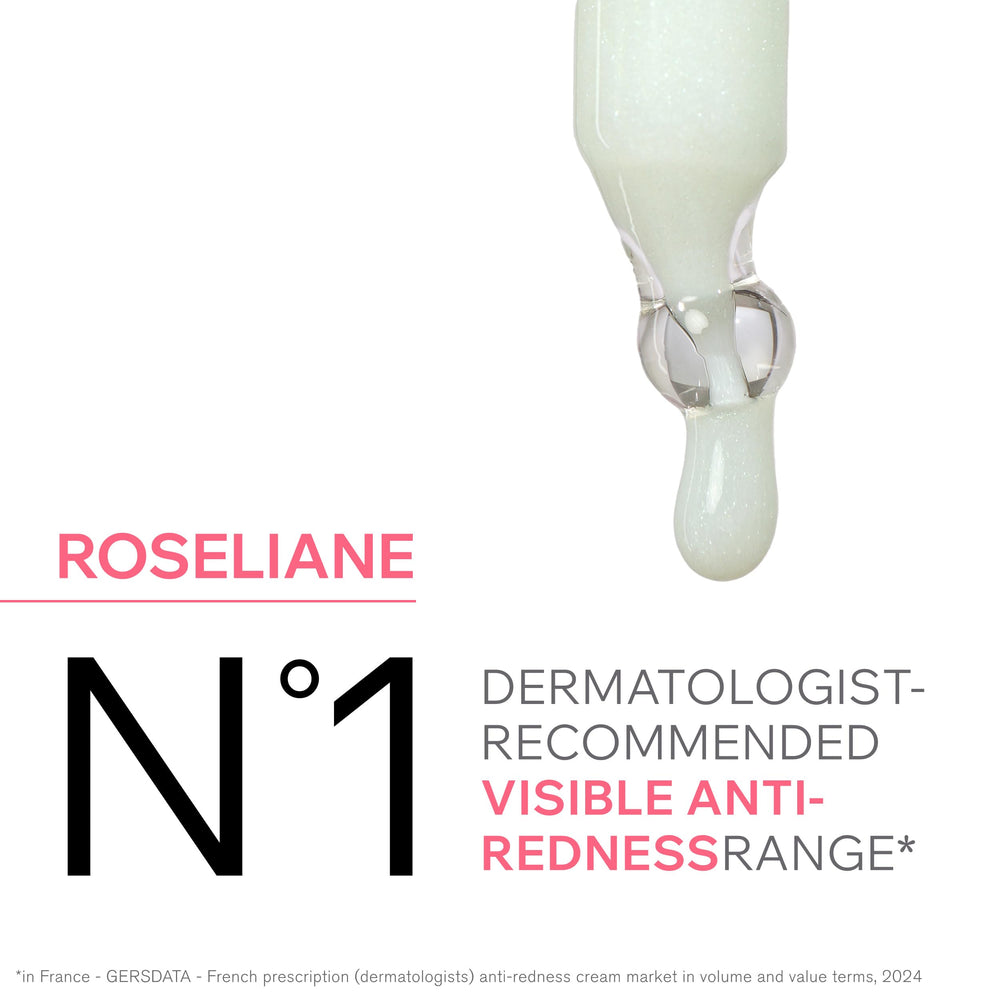 Uriage badge indicating dermatologist recommendation for sensitive skin