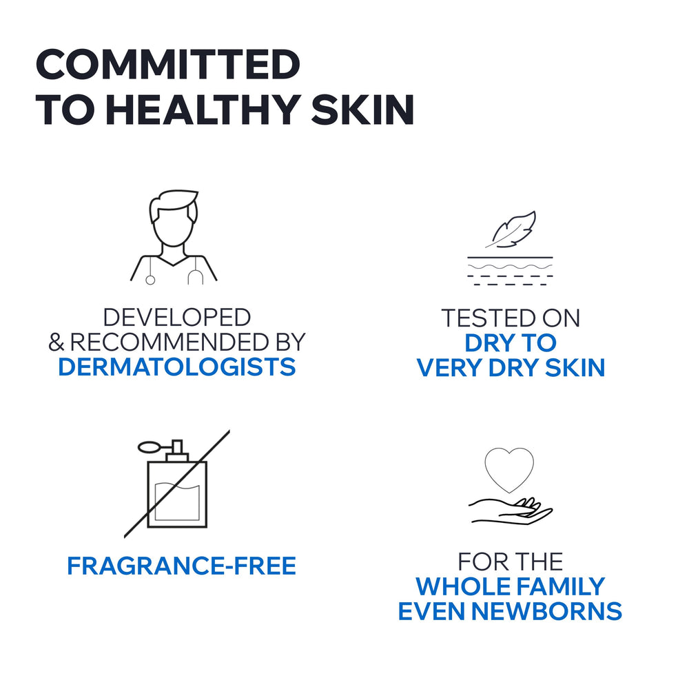 Uriage Xemose used on newborn skin illustrating high tolerance