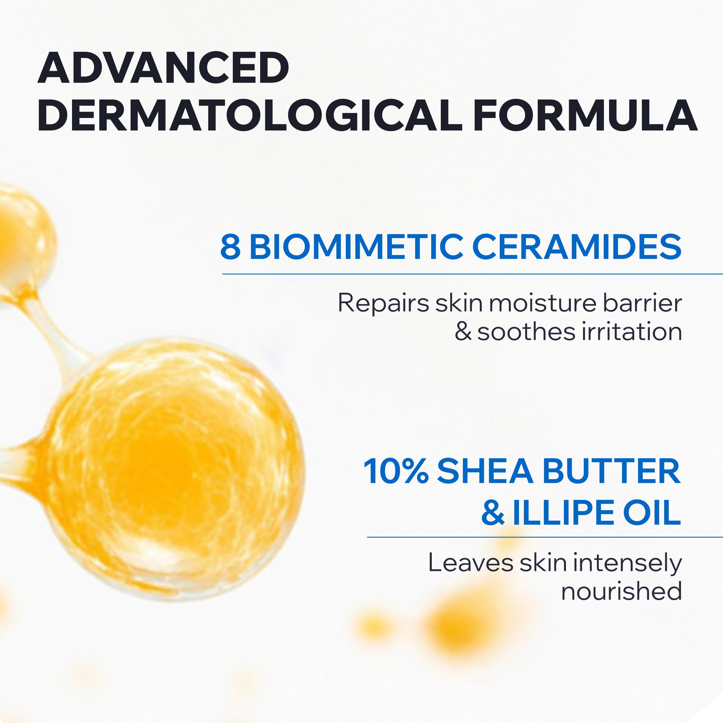 Uriage Xemose shea butter ingredient shot signaling deep nourishment
