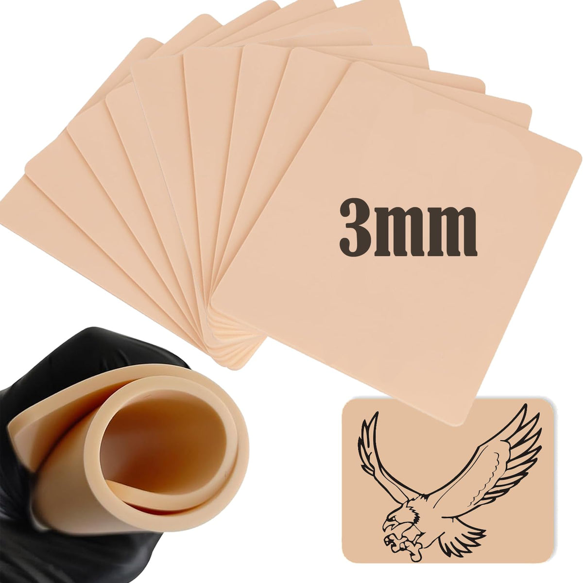 Urknall front packaging showing ten individually wrapped practice skins and benefits