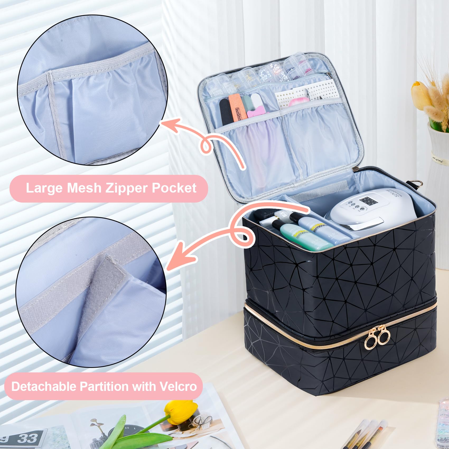 Uross closeup PU material texture offering waterproof easy-clean finish