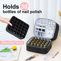 Uross top compartment open with lamp and tools for organized access