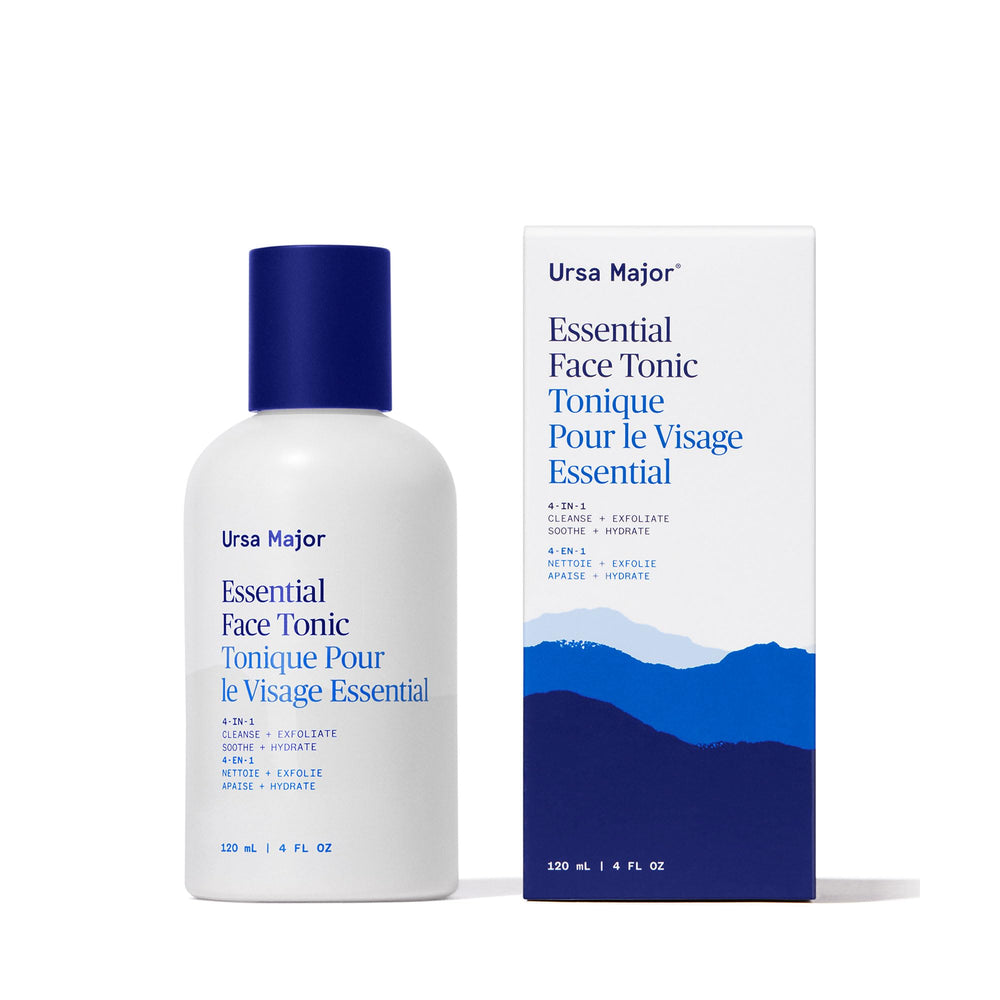 Ursa Major front bottle showing label and 4 oz size, clear and informative benefit
