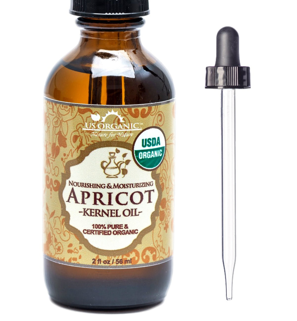 US Organic front amber bottle showing size and clean ingredient list for freshness