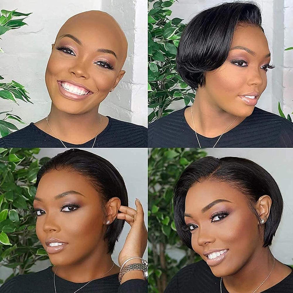 Usexy lifestyle outdoor ready image showing confident short hairstyle benefit