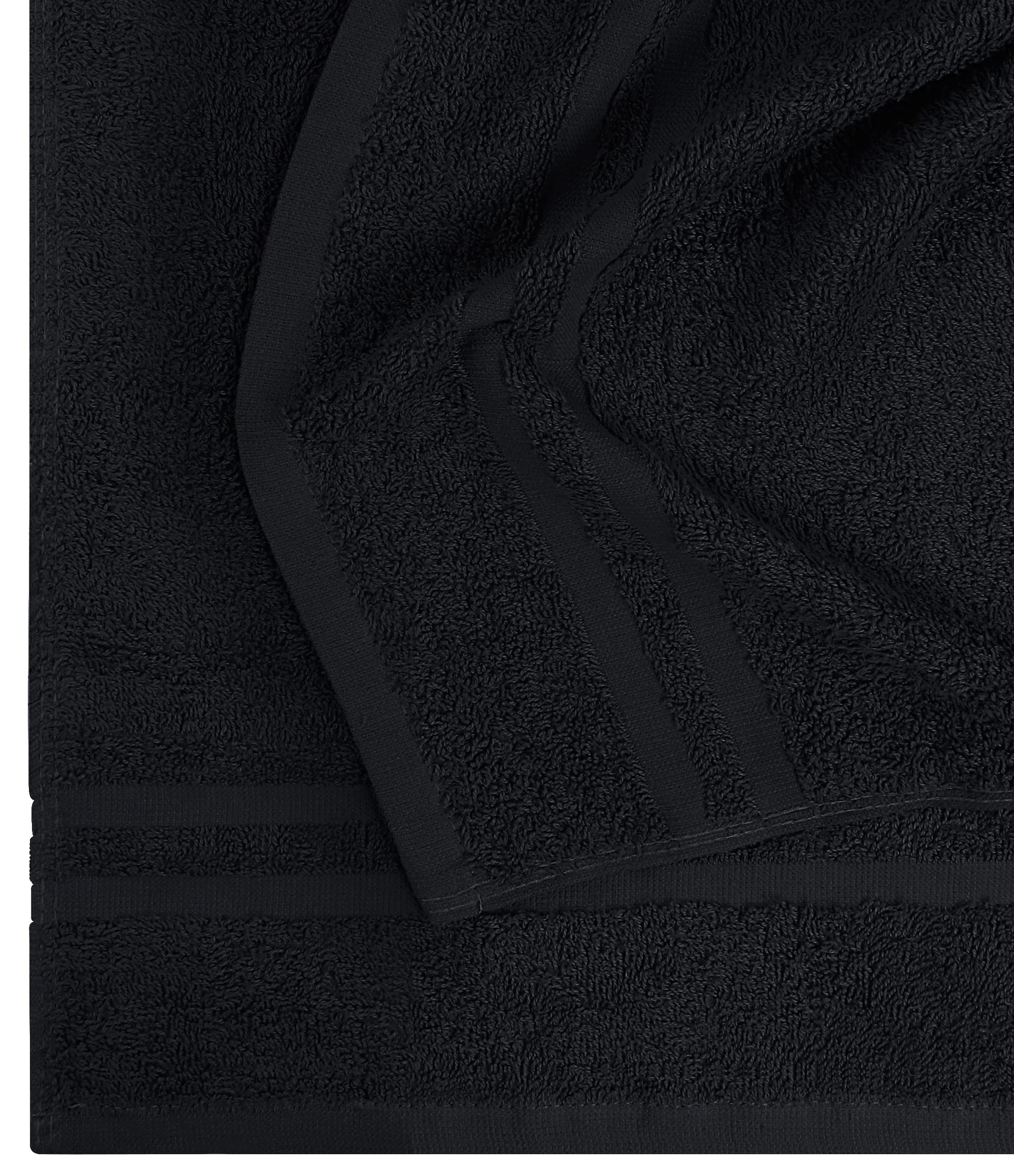 Utopia Towels hem and edge detail close-up, showing reinforced stitching