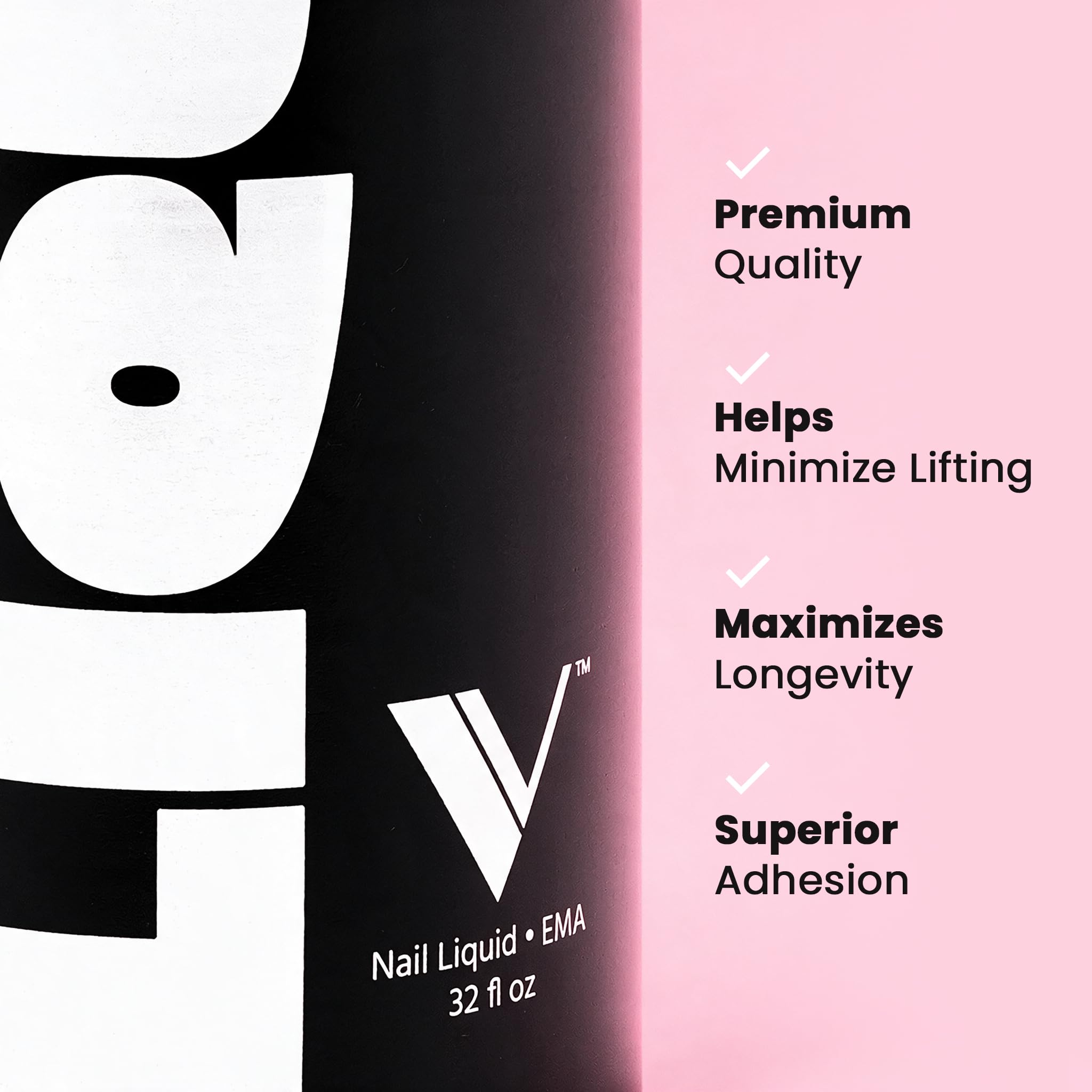 V Beauty Pure used during acrylic application demonstrating smooth sculpting and control