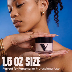 V Beauty Pure brush bead in use demonstrating easy sculpting control