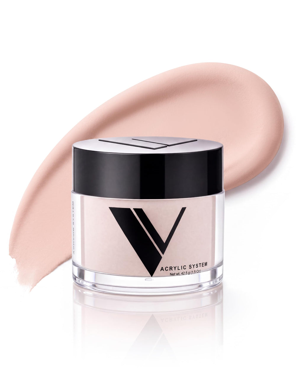 V Beauty Pure front packaging showing jar and clean nude color for easy selection