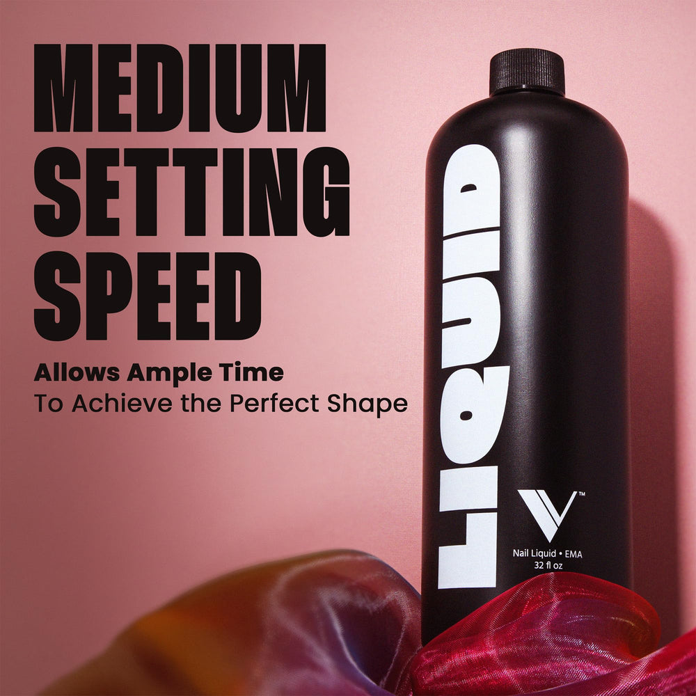 V Beauty Pure 32 oz next to a smaller bottle to show large-volume value and longevity