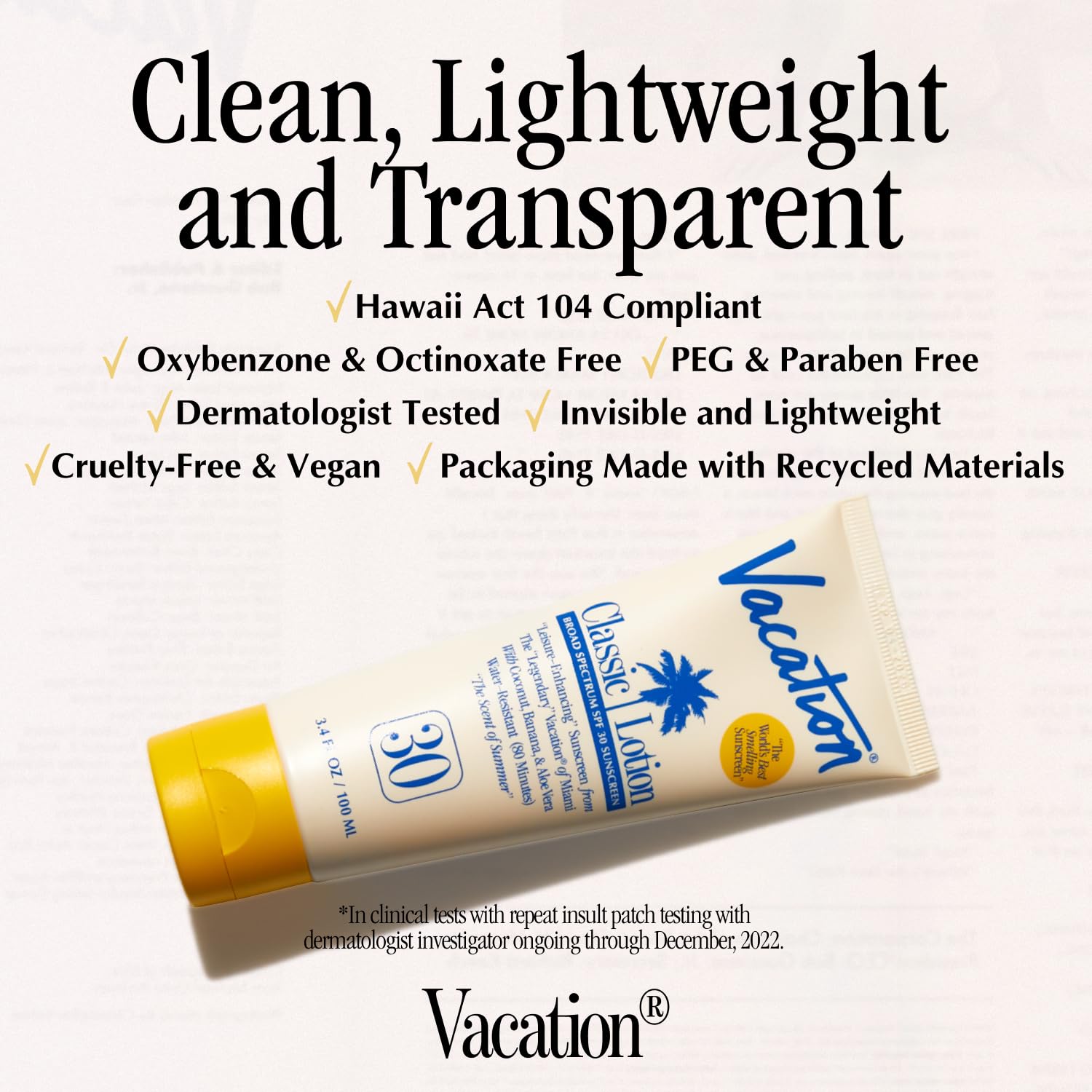 VACATION air freshener on car dash delivering long‑lasting scent