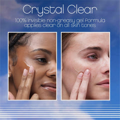 VACATION pump dispensing gel demonstrating easy, mess-free application
