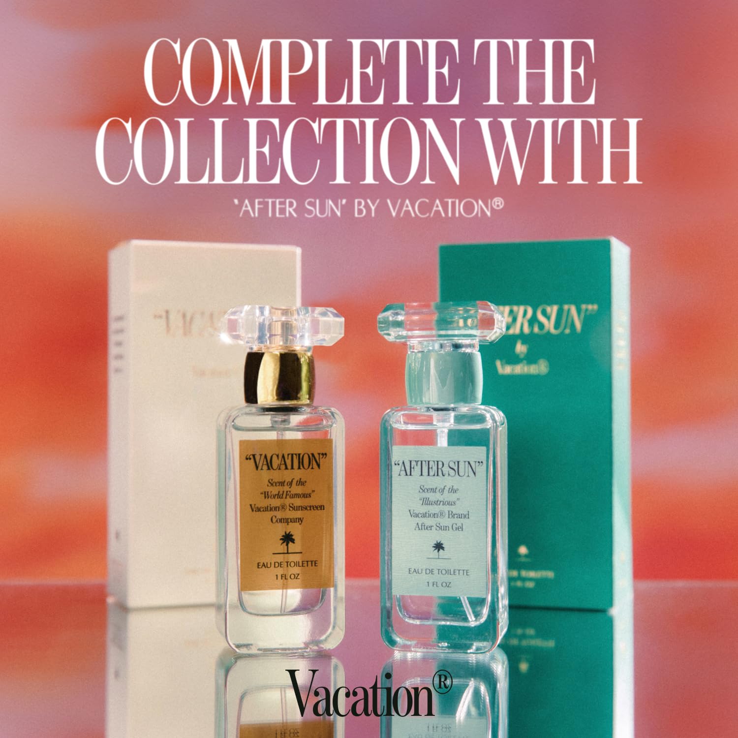 VACATION open box packaging emphasizing gift-ready presentation