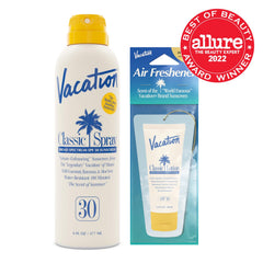 VACATION spray misting continuously for even coverage and easy application benefit