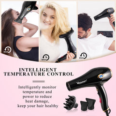 VAGARY diffuser attachment close-up reducing frizz and preserving curl shape