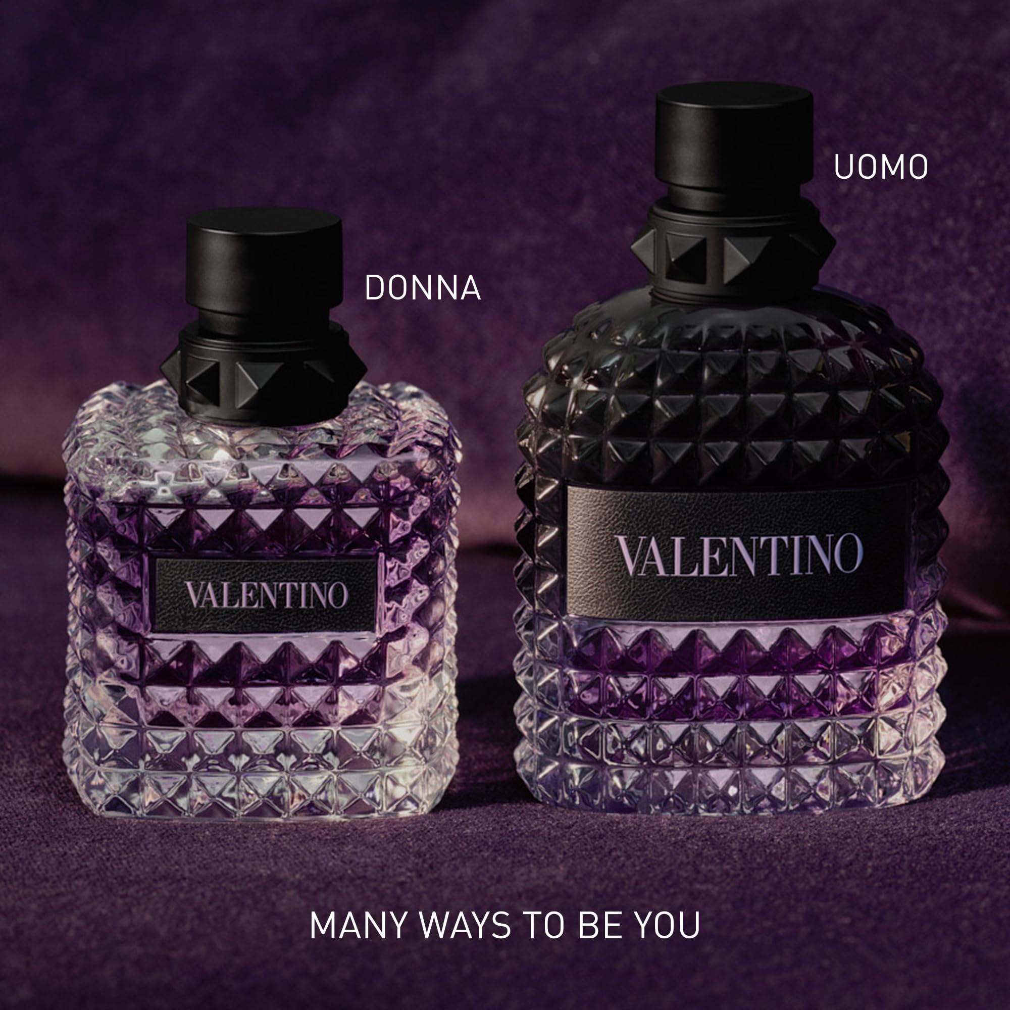 Valentino open packaging revealing bottle and presentation quality