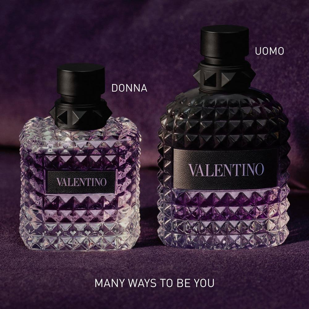 Valentino open packaging revealing bottle and presentation quality