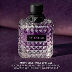Valentino side profile showing bottle silhouette for gifting appeal