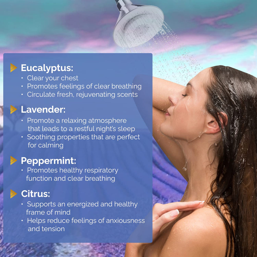 VALITIC eucalyptus pod steaming in shower for clearer breathing