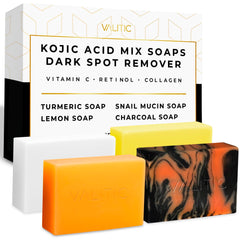 VALITIC front packaging showing four soap bars with gift-ready benefit