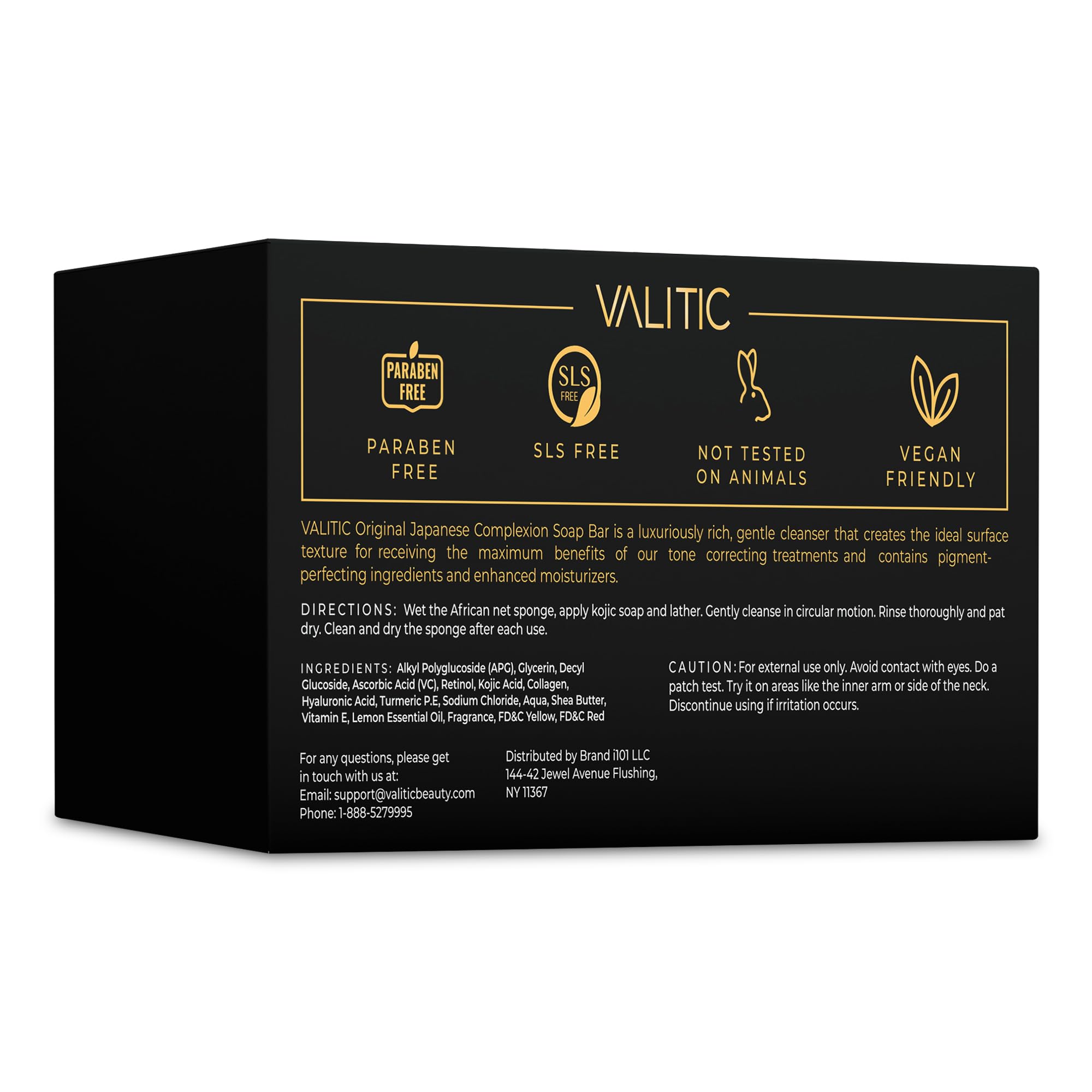 VALITIC soap in use in bathroom lifestyle scene for daily brightening benefit