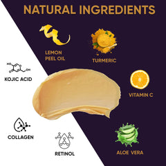 VALITIC mask being applied to face, demonstrates ease of use and pore-clearing benefit
