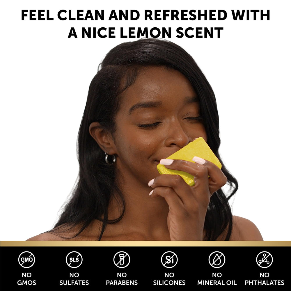 VALITIC foam on face illustrating effective cleansing action