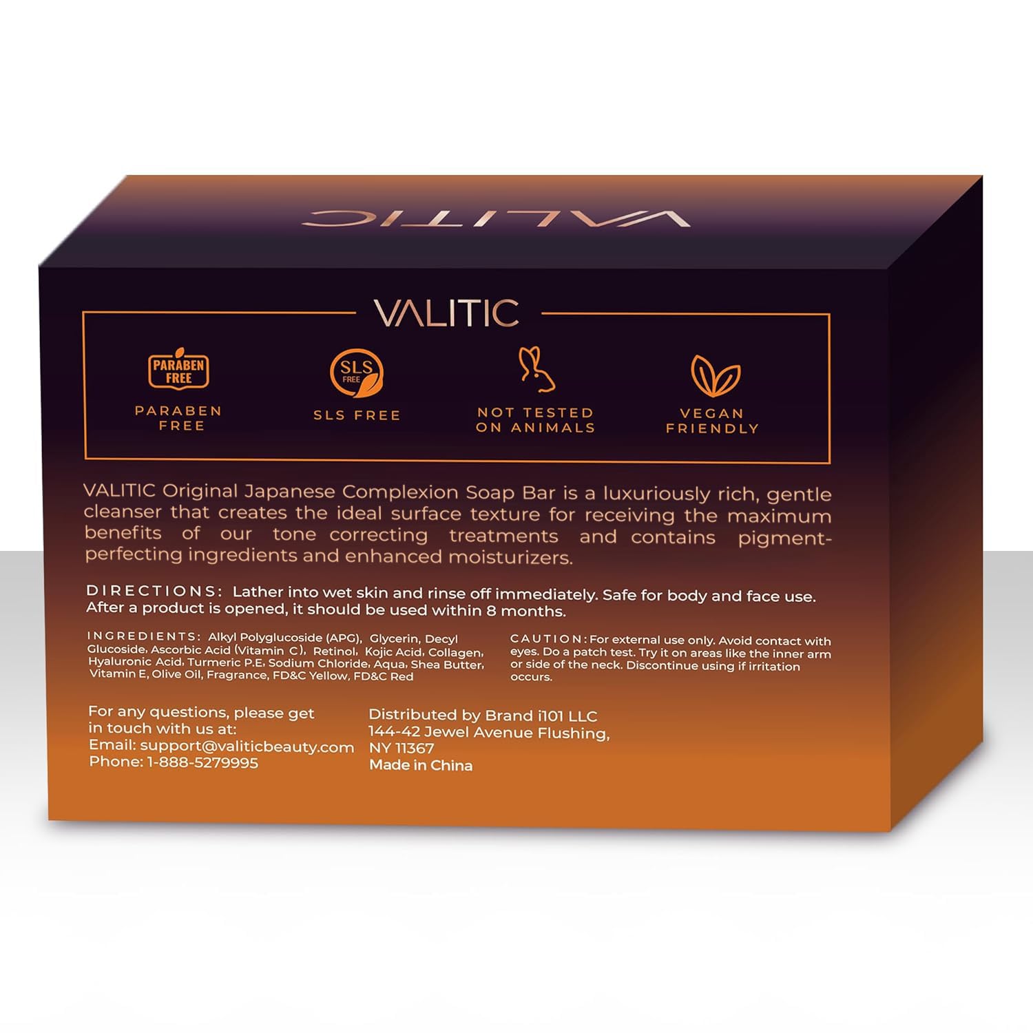 VALITIC soap lather on hand demonstrating gentle cleansing benefit