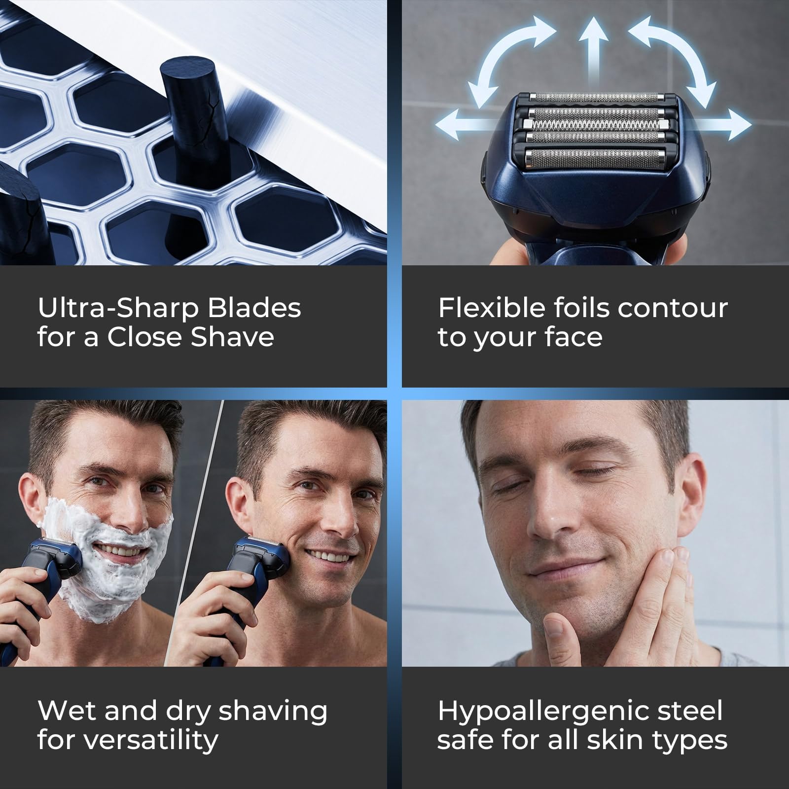 VALLNEI cleaning brush and included parts showing simple maintenance benefit