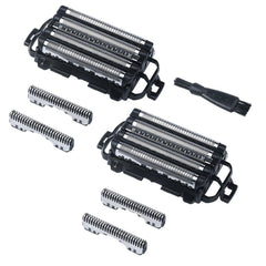 VALLNEI front view of two replacement foil and blade sets showing cost-saving bundle benefit