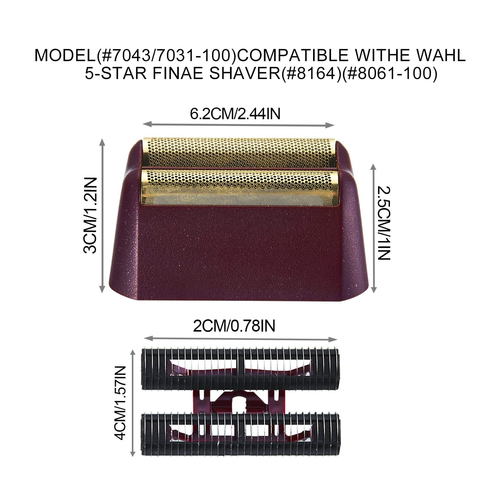 VALLNEI installed on a Wahl press-shaft razor for restored professional finish
