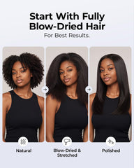 VANESSA PRO rounded tip detail enabling crease-free curls and styling precision