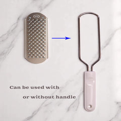 Vanfa blade close-up showing razor-sharp edge for faster callus removal
