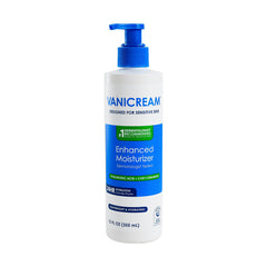 vanicream cleanser pump close-up highlighting easy dispensing and mild formula